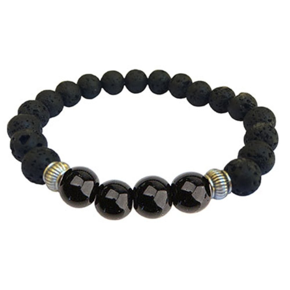 Zorbitz Lava Rock Diffuser Bracelet Power Success Onyx Gemstone Essential Oils